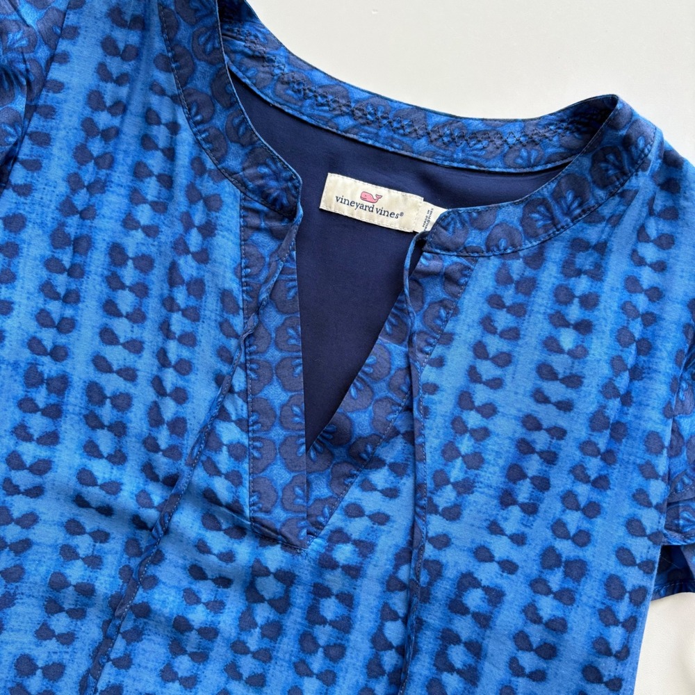 Vineyard Vines Blue and Navy Mini Dress